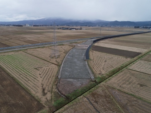 令和3年度（繰越）道路改築事業（防災安全・補正）一般国道344号（安田バイパス）地盤改良工事